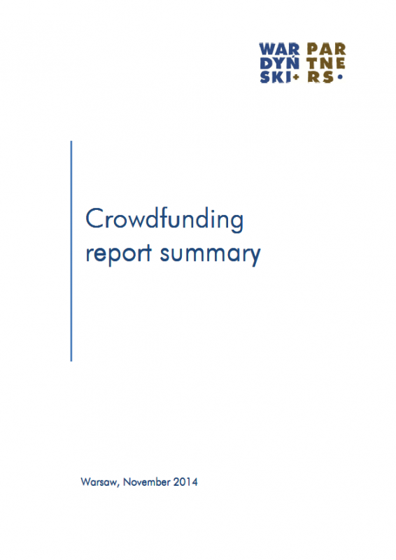 Crowdfunding - report summary