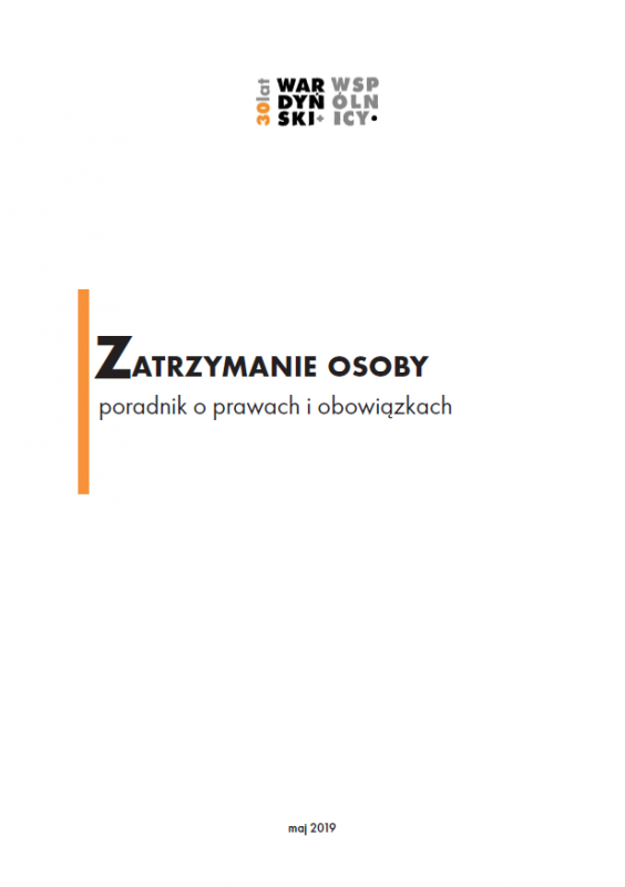 Zatrzymanie osoby